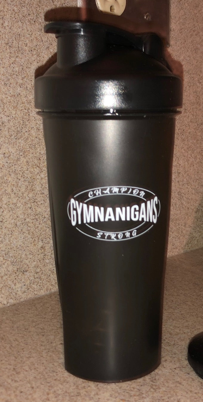 Gymnanigans Champion Strong Classic Protein Shaker Bottle (Free Shipping)